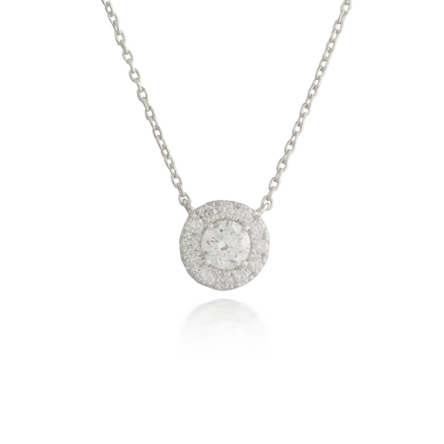 Circle Diamond Pendant 2