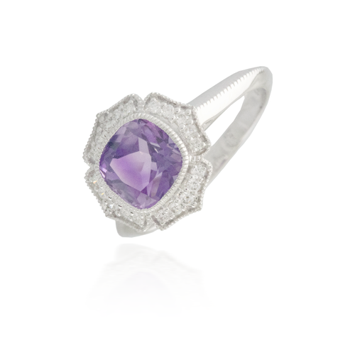 Large Amethyst Ring