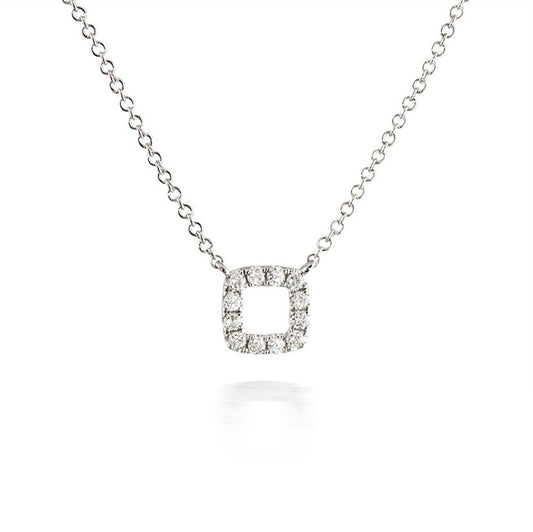 Bassali Diamond Cushion Shaped Pendant