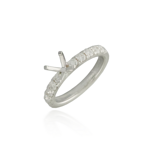 Diamond Engagement Ring Semi-Mounting