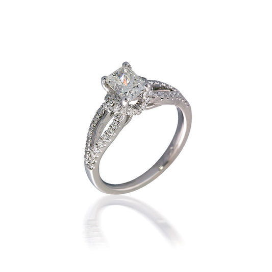 Radiant Diamond Engagement Ring