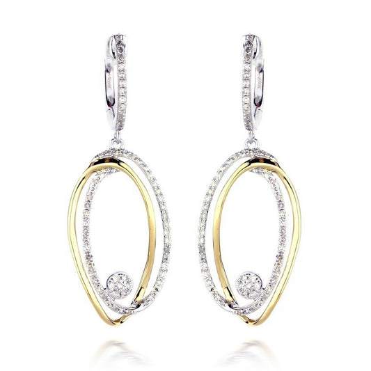 Madison L Dazzling Doubles Diamond Earrings