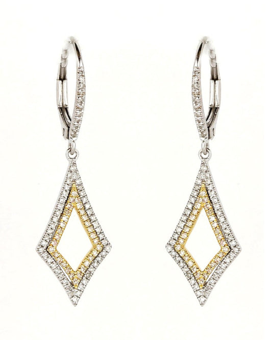 Madison L Queen of Hearts Diamond Drop Earrings