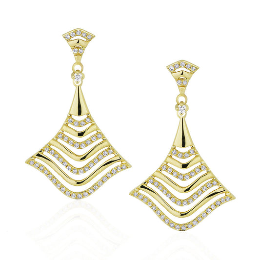 Madison L Young Cleo Diamond Drop Earrings