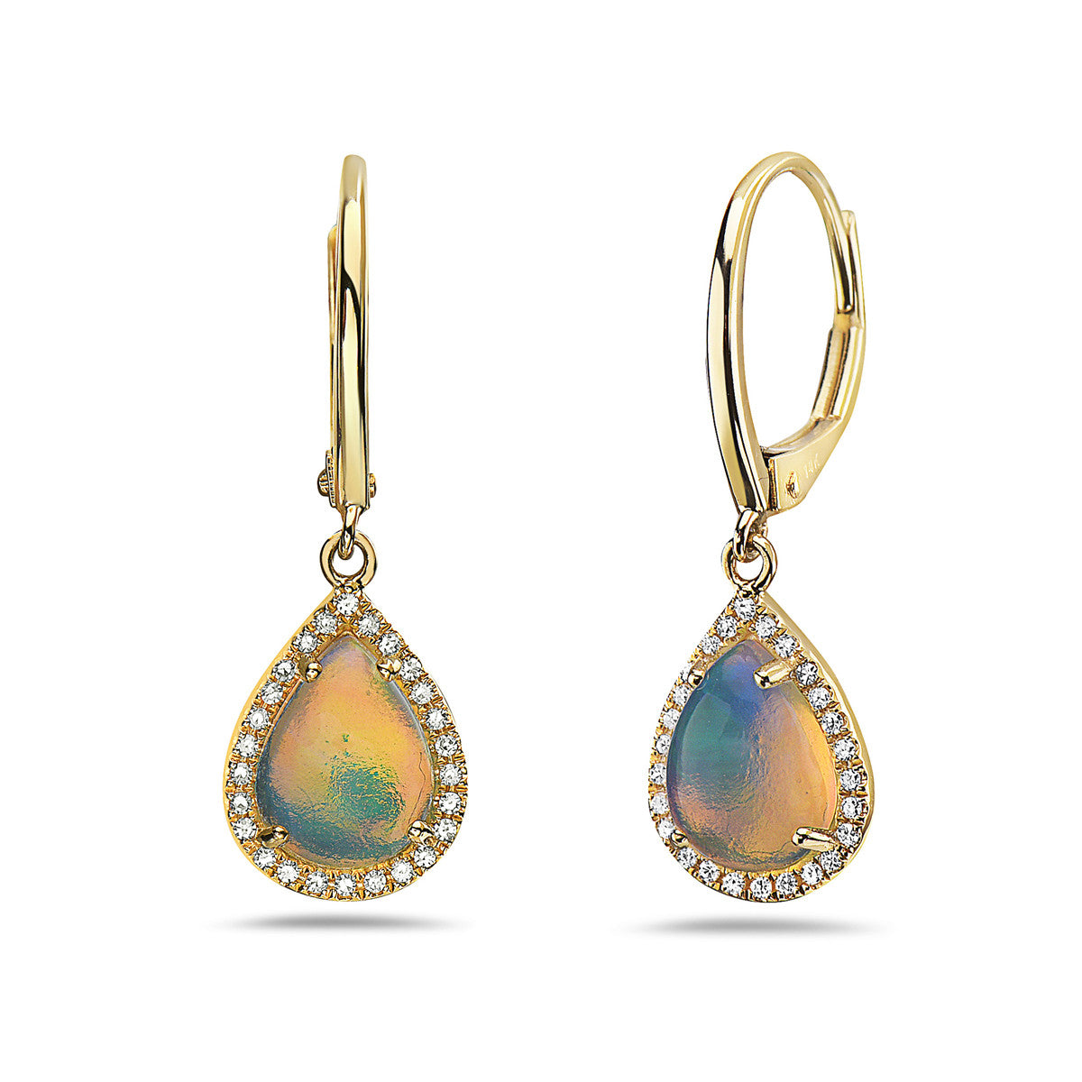 Bassali Opal Teardrop Earrings