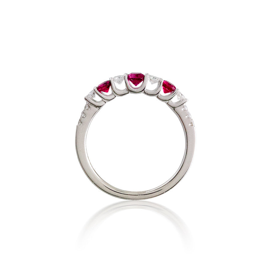 Madison L Precious Ruby and Diamond Ring