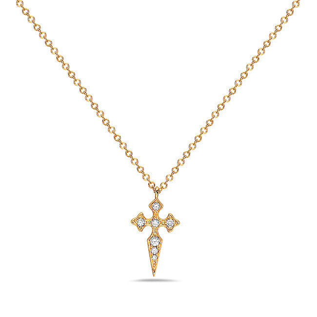 Bassali Diamond Cross Necklace