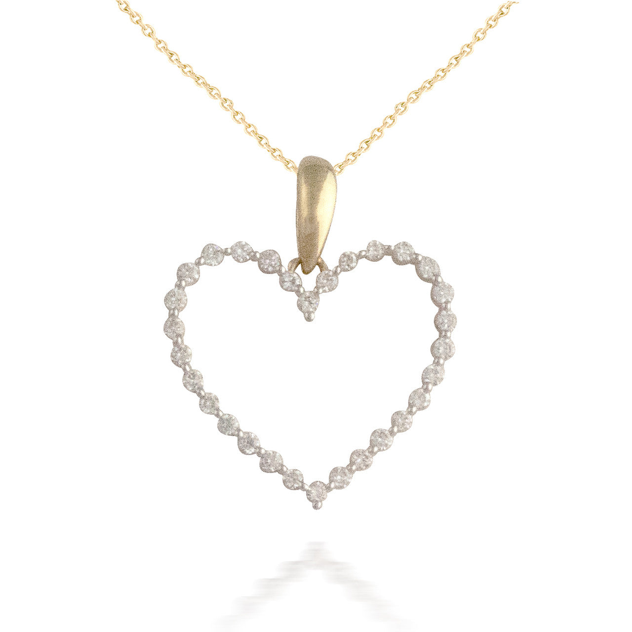 0.25ct Diamond Heart Pendant