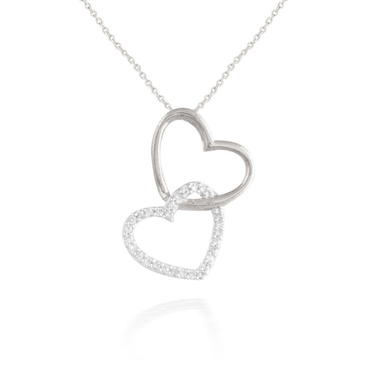 0.10ct Unity Diamond Heart Pendant