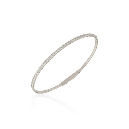 1.00ctw Flexible Diamond Bangle Bracelet