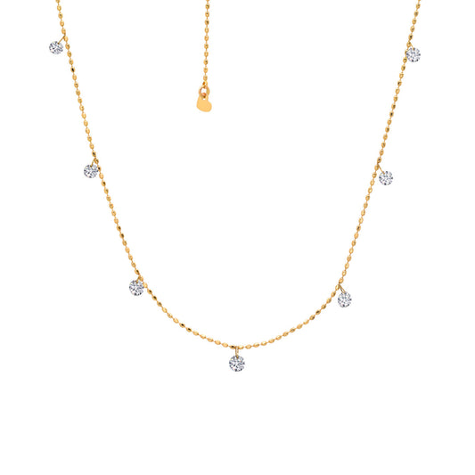 Graziela Yellow Gold Necklace