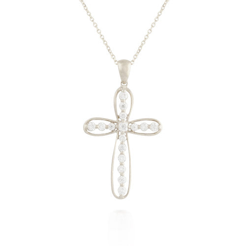 0.65ct Diamond Cross Pendant