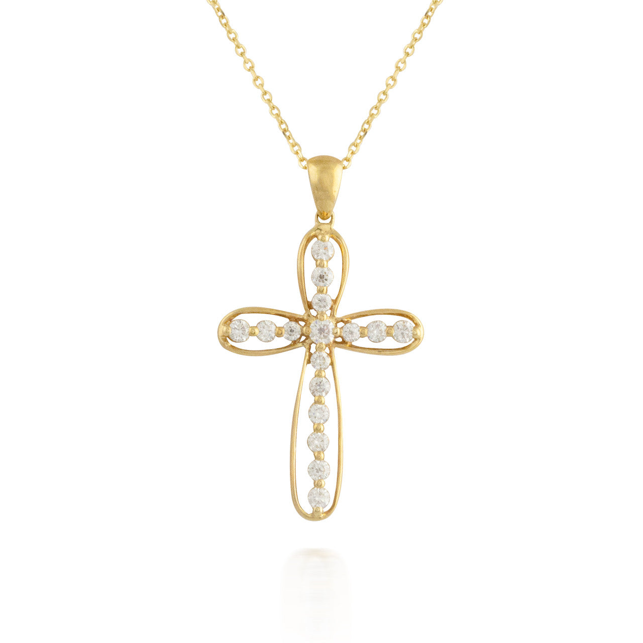 0.65ct Diamond Cross Pendant