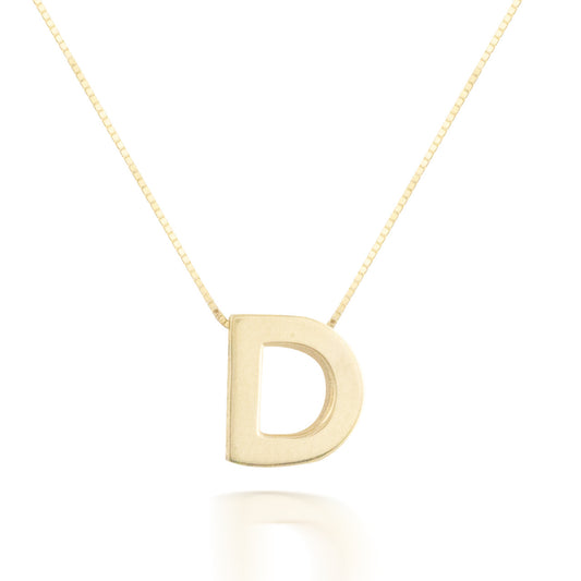 Large Single Letter Pendant