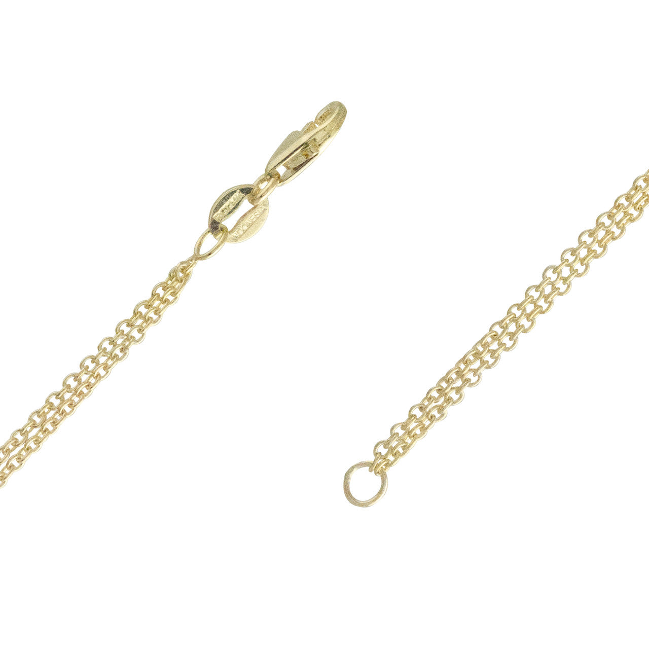 Yellow Gold Bracelet with Circle Design