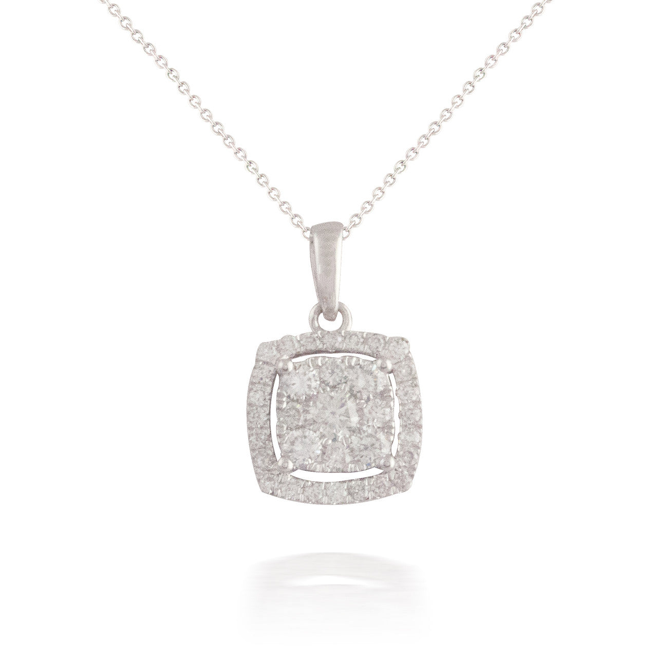 Diamond Square Shaped Pendant