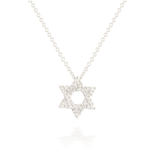 0.10ctw Diamond Star of David Pendant