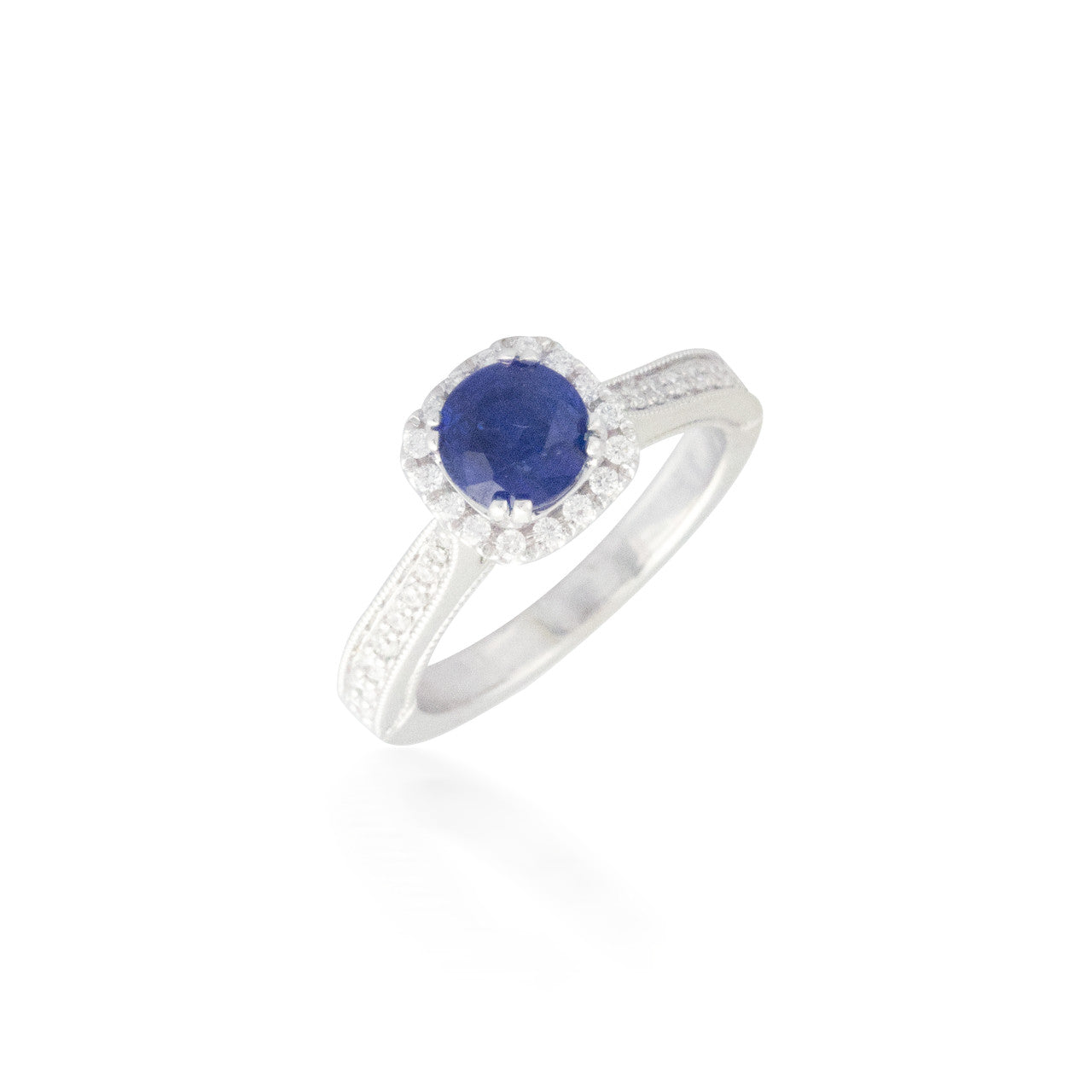 Sapphire and Diamond Ring 7