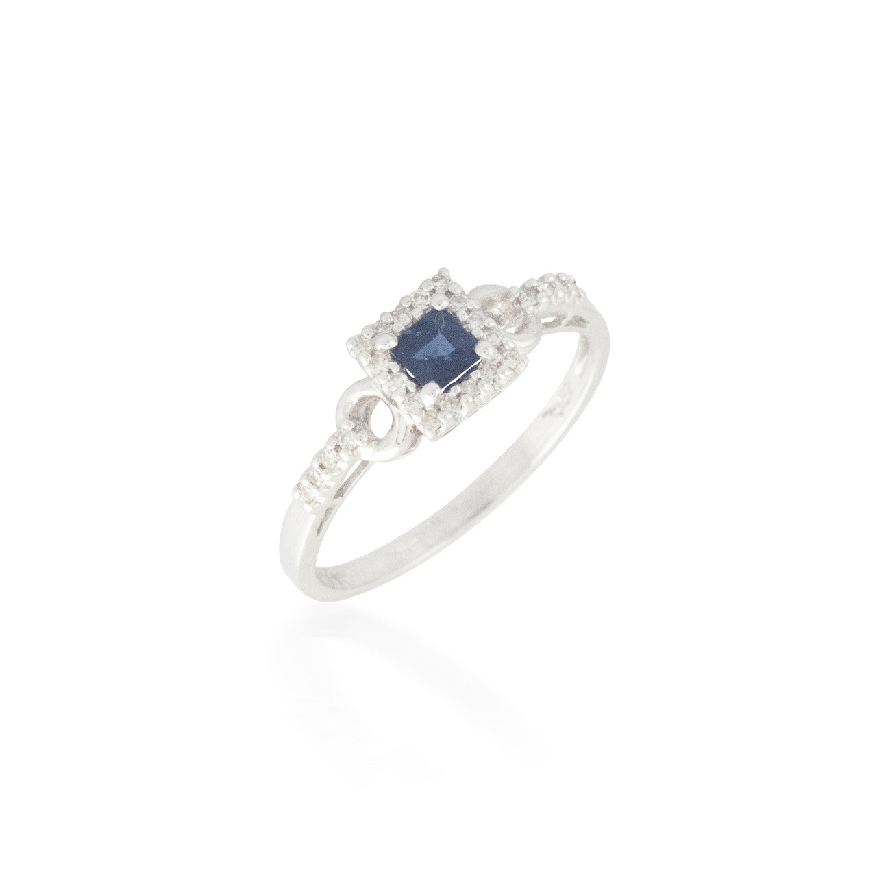 Delicate Sapphire and Diamond Ring