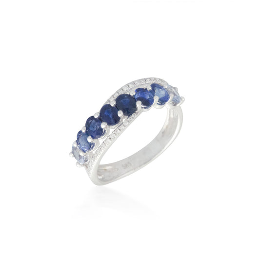 Bassali Ombre Sapphire Ring