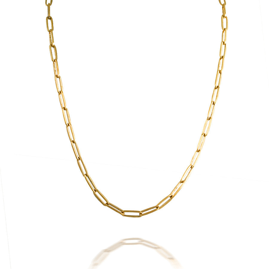 Classic 20 Inch Paperclip Necklace