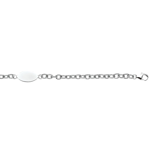 Links of Love ID Bracelet in Sterling Silver