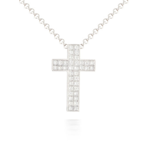 2.11ct Diamond Cross Pendant