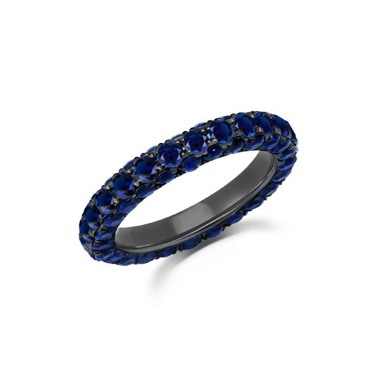 Graziela Sapphire 3 Sided Band Ring