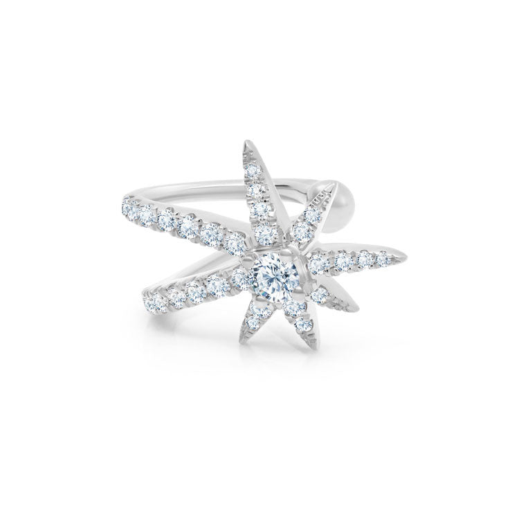 Graziela Diamond Starburst Cartilage Cuff