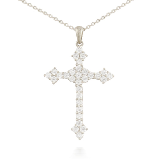 1.00ct Diamond Cross Pendant 2