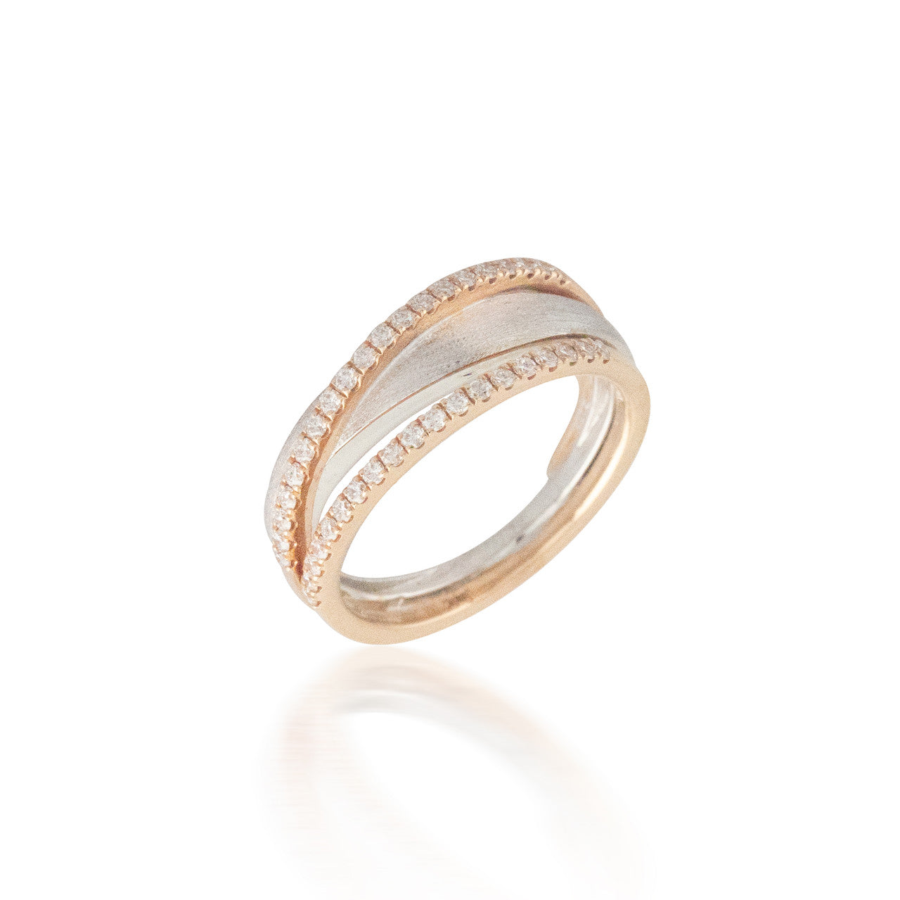 Two Tone Wedding Band